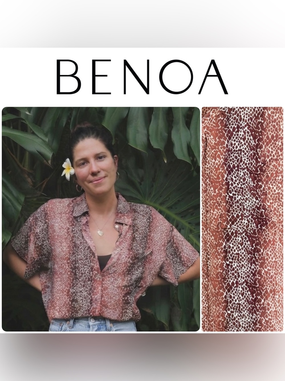 Benoa Swim ✨ Medium • Birthday Collection • Bruna • Aloha Shirt